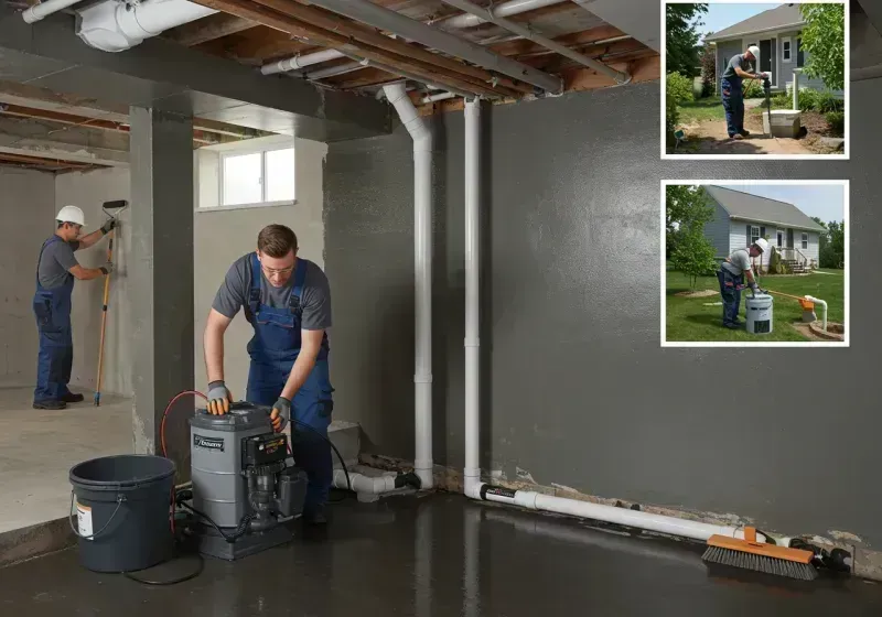 Basement Waterproofing and Flood Prevention process in Bayshore, NC